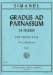 International Music Company - Gradus ad Parnassum: 24 Studies, Book 1 - Simandl\/Zimmermann - Double Bass - Book