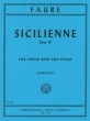 International Music Company - Sicilienne, Opus 78 - Faure\/Zimmermann - Double Bass\/Piano - Sheet Music