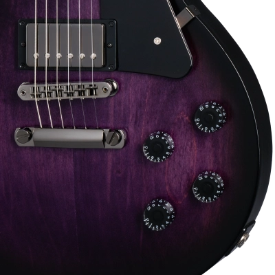 Les Paul Modern Studio Electric Guitar - Dark Purple Burst Satin