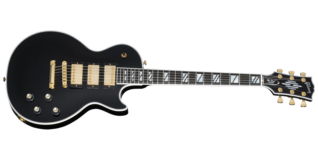 Les Paul Supreme Electric Guitar, 3-Pickup - Ebony