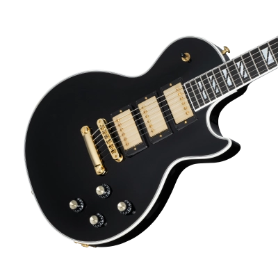 Les Paul Supreme Electric Guitar, 3-Pickup - Ebony