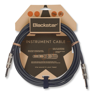 Blackstar Amplification - Standard Straight to Straight 1/4 Instrument Cable - 1.5m