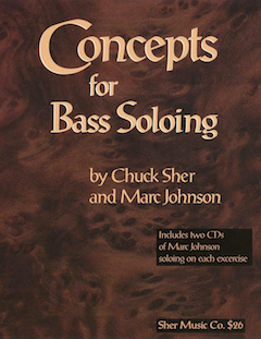 Sher Music - Concepts for Bass Soloing - Sher/Johnson - Double Bass - Book/Audio Online