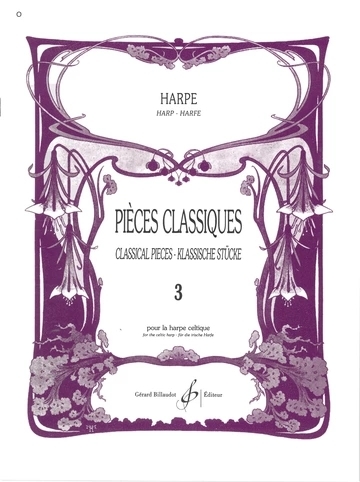 Pieces classiques, Volume 3 - Dentu - Celtic Harp - Book