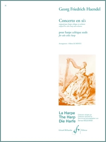 Concerto in Bb - Handel/Dentu - Celtic Harp - Sheet Music