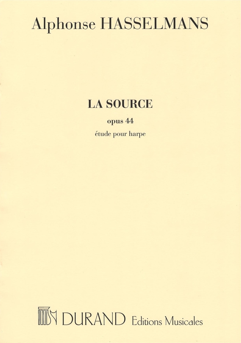 La Source (Etude), Op. 44 - Hasselmans - Harp - Book