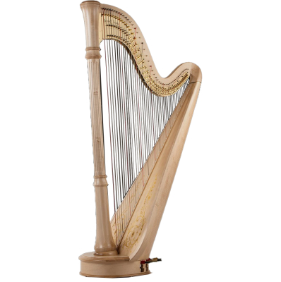 Lyon & Healy - Style 85 CG Pedal Harp - Natural