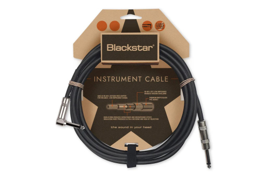 Blackstar Amplification - Standard Straight to Angled 1/4 Instrument Cable - 6m