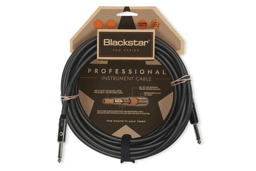 Blackstar Amplification - Professional Straight to Straight 1/4 Instrument Cable - 3m