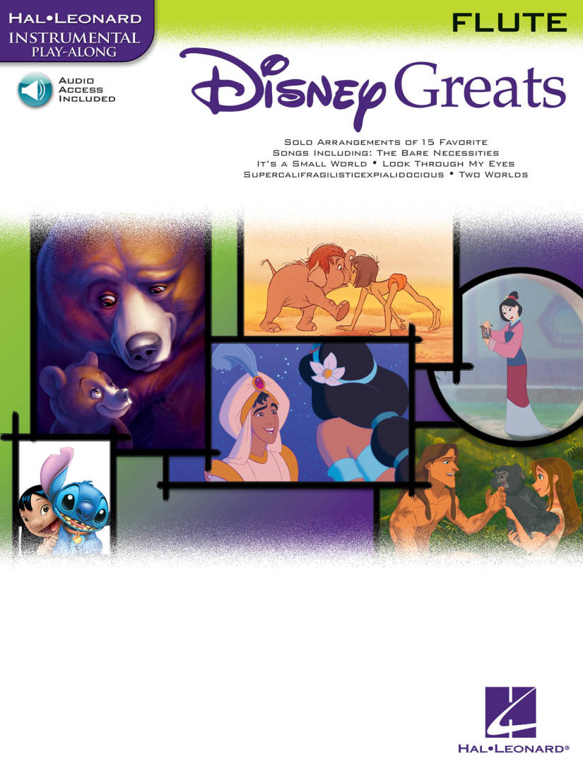 Disney Greats for Flute: Instrumental Play-Along - Book/Audio Online