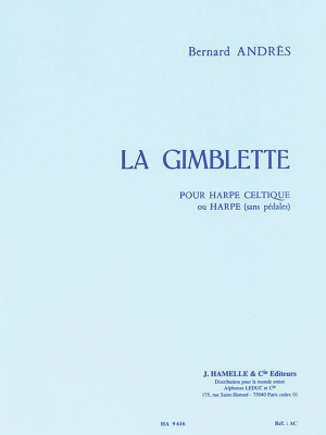 Alphonse Leduc - La Gimblette: Variations sur un theme de style ancien - Andres - Celtic Harp or Harp - Book