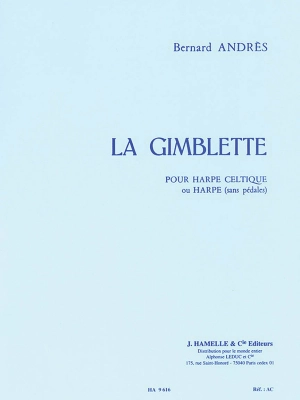 Alphonse Leduc - La Gimblette: Variations sur un theme de style ancien - Andres - Celtic Harp or Harp - Book