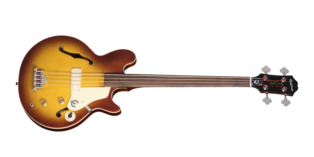 Jack Casady Fretless Bass with Gigbag - Aged Royal Tan