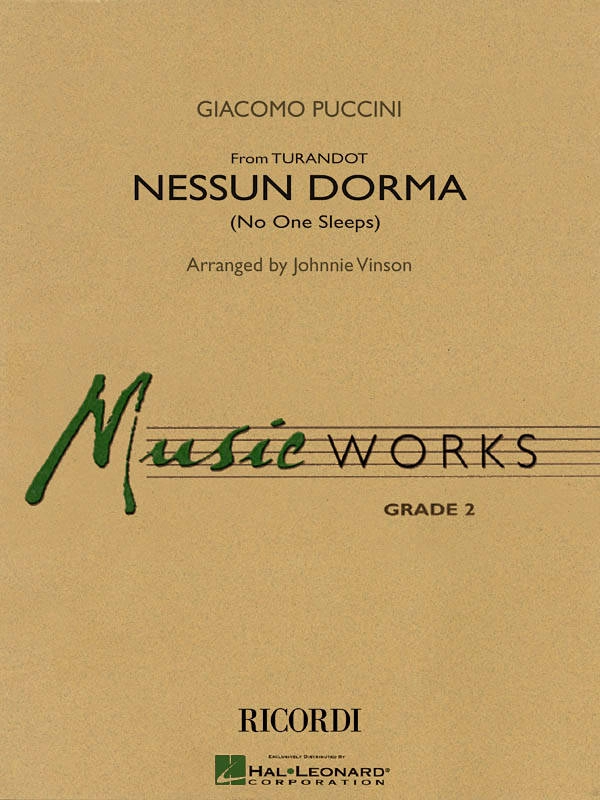 Nessun Dorma (No One Sleeps) from Turandot - Puccini/Vinson - Concert Band - Gr. 2