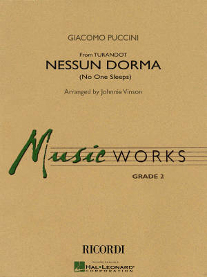 Hal Leonard - Nessun Dorma (No One Sleeps) from Turandot - Puccini/Vinson - Concert Band - Gr. 2