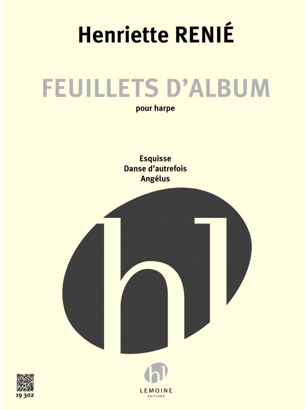 Feuillets d\'album - Renie - Harp - Book