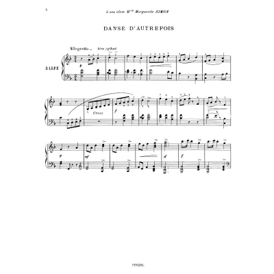 Feuillets d\'album - Renie - Harp - Book