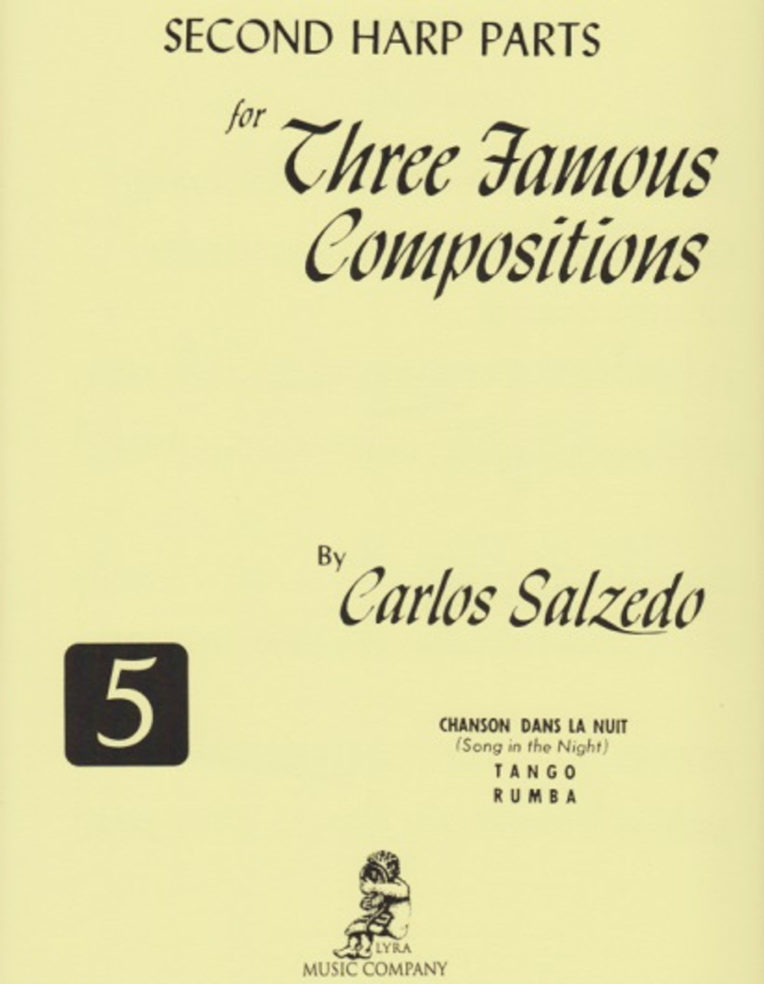 Second Harp Part for Three Famous Compositions - Salzedo - Harp - Book