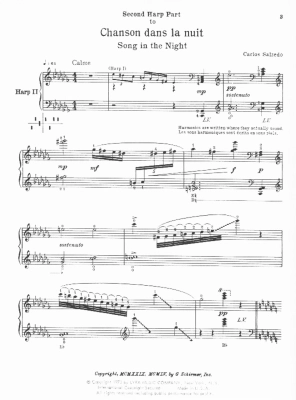 Second Harp Part for Three Famous Compositions - Salzedo - Harp - Book