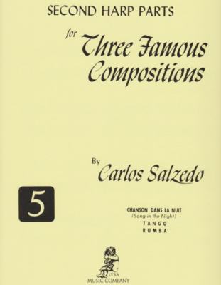 Lyra Music Company - Second Harp Part for Three Famous Compositions - Salzedo - Harp - Book