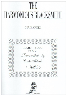 Lyra Music Company - The Harmonious Blacksmith - Handel/Salzedo - Harp - Sheet Music