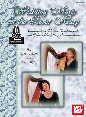 Wedding Music for the Lever Harp - Kolle/Riley - Harp - Book/Audio Online