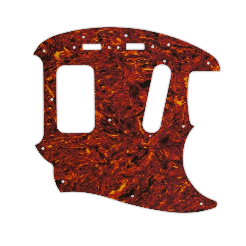 Custom Pickguard for Fender Kurt Cobain Mustang - Tortoise Shell