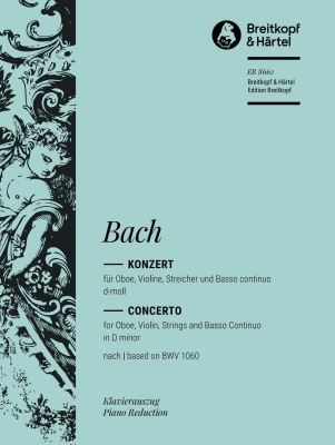 Breitkopf & Hartel - Double Concerto in D minor reconstructed after BWV 1060 - Bach/Hofmann - Oboe/Violin/Piano - Score/Parts