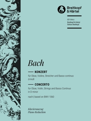 Breitkopf & Hartel - Double Concerto in D minor reconstructed after BWV 1060 - Bach/Hofmann - Oboe/Violin/Piano - Score/Parts