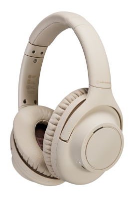 ATH-S300BT Over the Ear Wireless Headphones - Beige