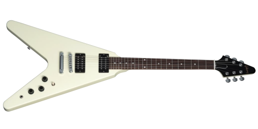 Gibson - 80s Flying V Electric Guitar with Hardshell Case - Classic White