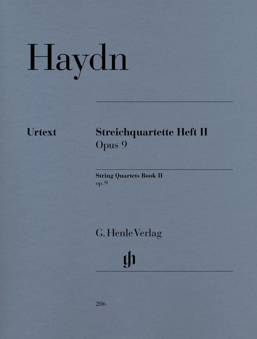 String Quartets, Volume II Op. 9 - Haydn/Feder - String Quartets - Parts Set