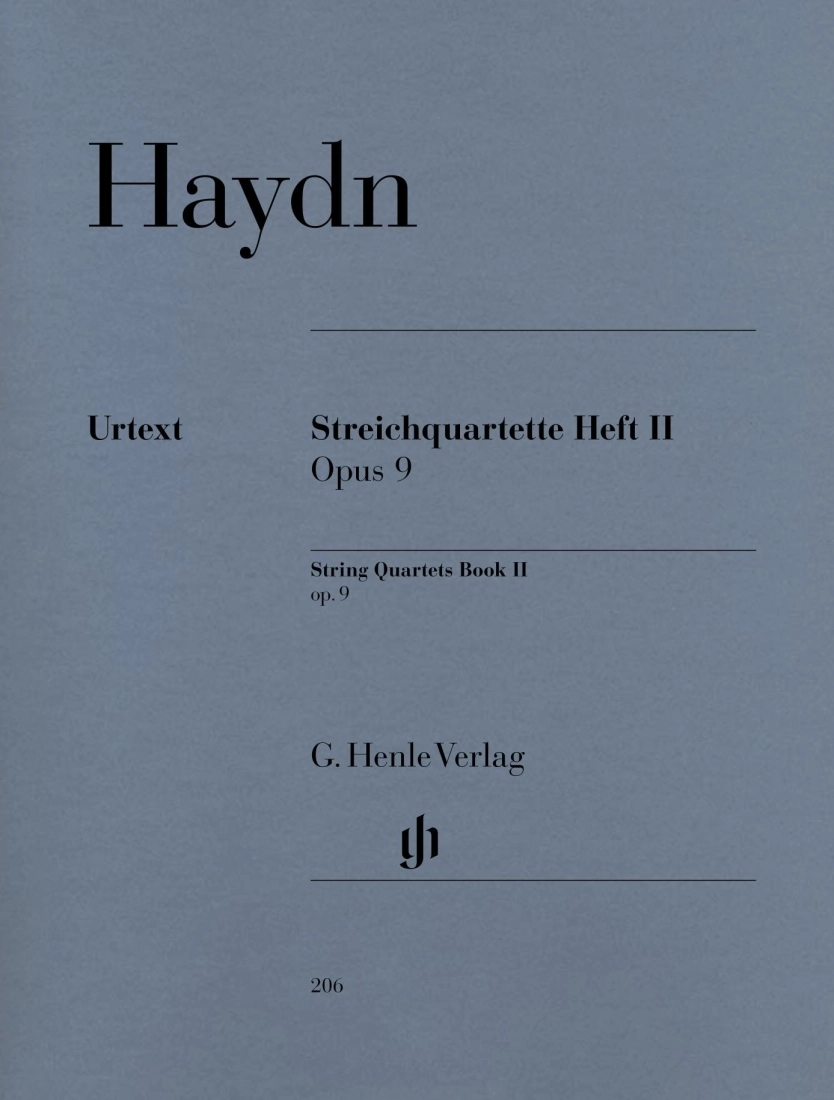 String Quartets, Volume II Op. 9 - Haydn/Feder - String Quartets - Parts Set