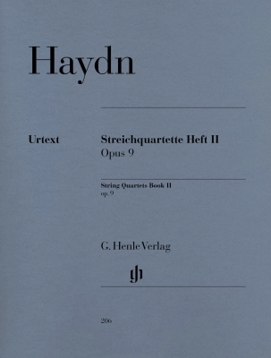 G. Henle Verlag - String Quartets, Volume II Op. 9 - Haydn/Feder - String Quartets - Parts Set