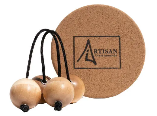 Artisan Instruments - 2 Boom Kashakas with Adjustable Rope