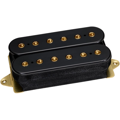 DiMarzio - Super Distortion Humbucker - Black with Gold Poles