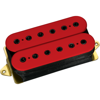 DiMarzio - Super Distortion F-Spaced Humbucker Pickup - Red with Black Poles