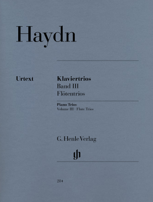 G. Henle Verlag - Piano Trios Volume III: Flute Trios - Haydn/Stockmeier - Flute/Cello/Piano - Score/Parts