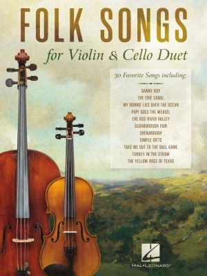 Hal Leonard - Folk Songs for Violin and Cello Duet - Hynson - Violin/Cello - Book