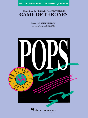 Hal Leonard - Game of Thrones - Djawadi/Moore - String Quartet - Score/Parts