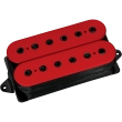DiMarzio - Steve Vai Signature Evolution Bridge Pickup - Red with Black Poles