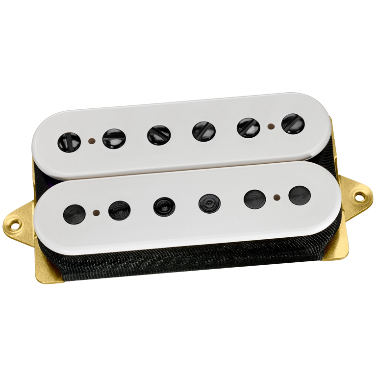 Norton Bridge Humbucker Pickup - White with Black Poles