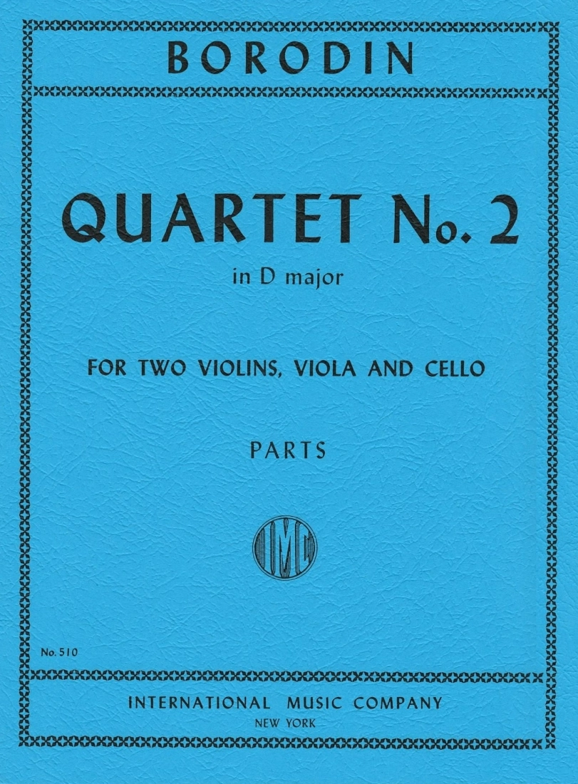 Quartet No. 2 in D major - Borodin - String Quartet - Parts Set