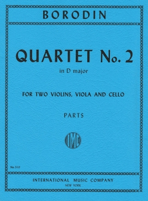 International Music Company - Quartet No. 2 in D major - Borodin - String Quartet - Parts Set