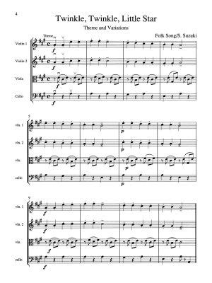 String Quartets for Beginning Ensembles, Volume 1 - Knaus - String Quartet - Score/Parts