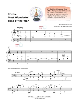 Premier Piano Course, Christmas 1B - Piano - Book