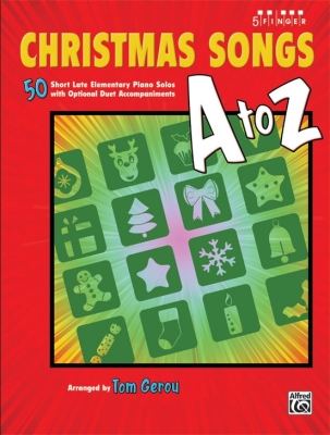 Alfred Publishing - Christmas Songs A to Z - Gerou - Five Finger Piano - Book