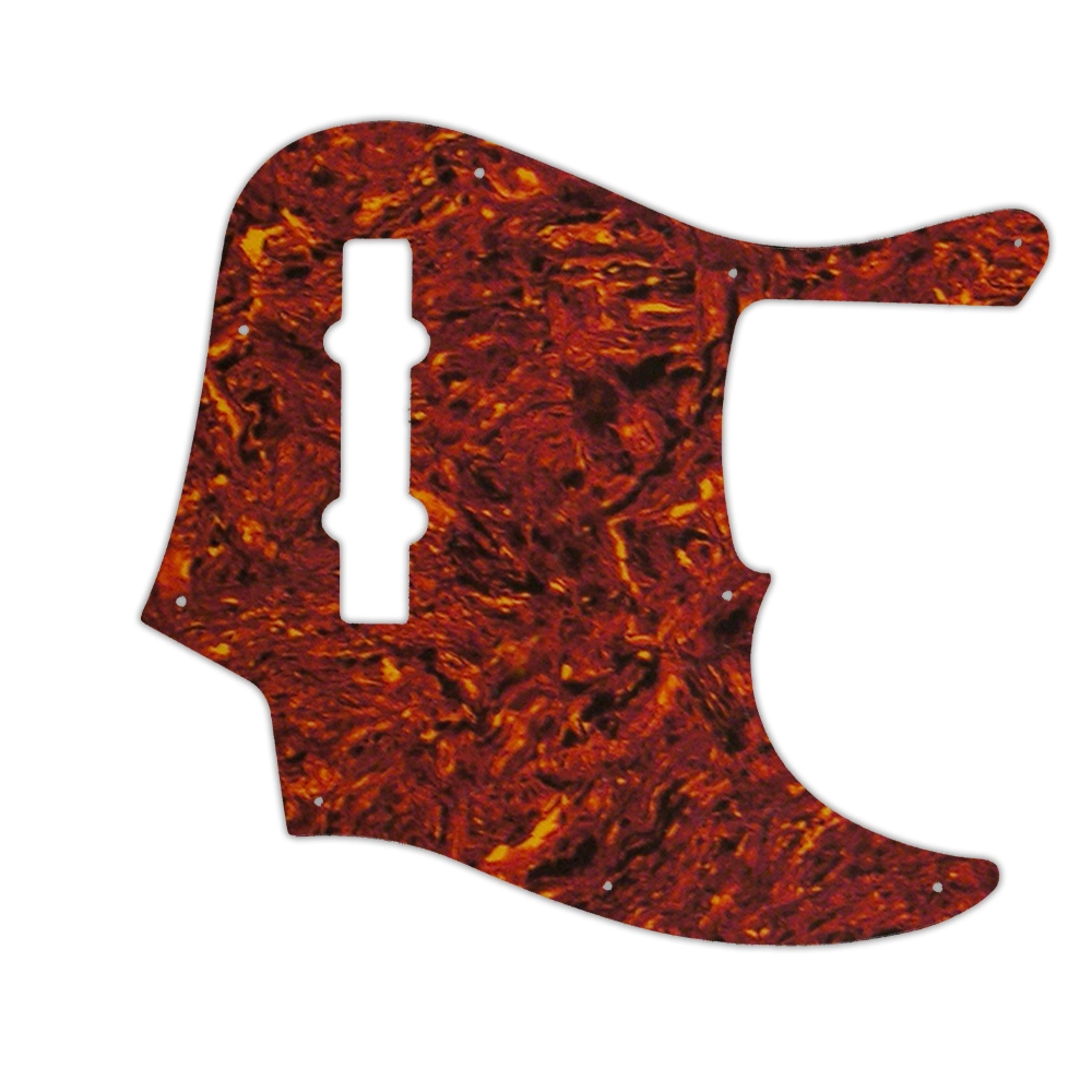 Custom Pickguard for Fender American Elite 5 String Jazz Bass V - Tortoise Shell