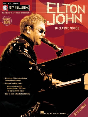 Hal Leonard - Elton John: Jazz Play-Along Volume 104 - Book/CD