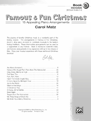 Famous & Fun Christmas, Book 5 - Matz - Piano - Book